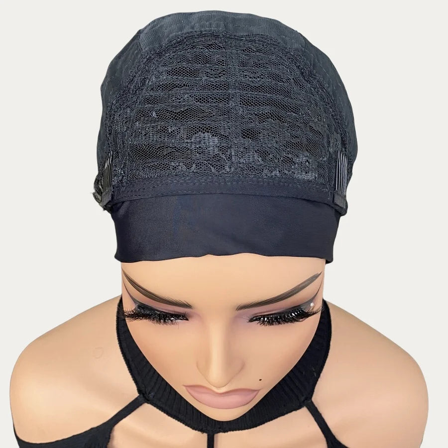 Short Pixie Cut Human Hair Headband Wig Curly