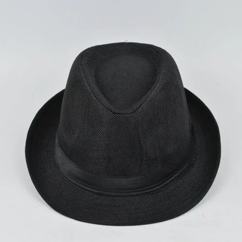Men's Cowboy Jazz Hat Cotton Linen
