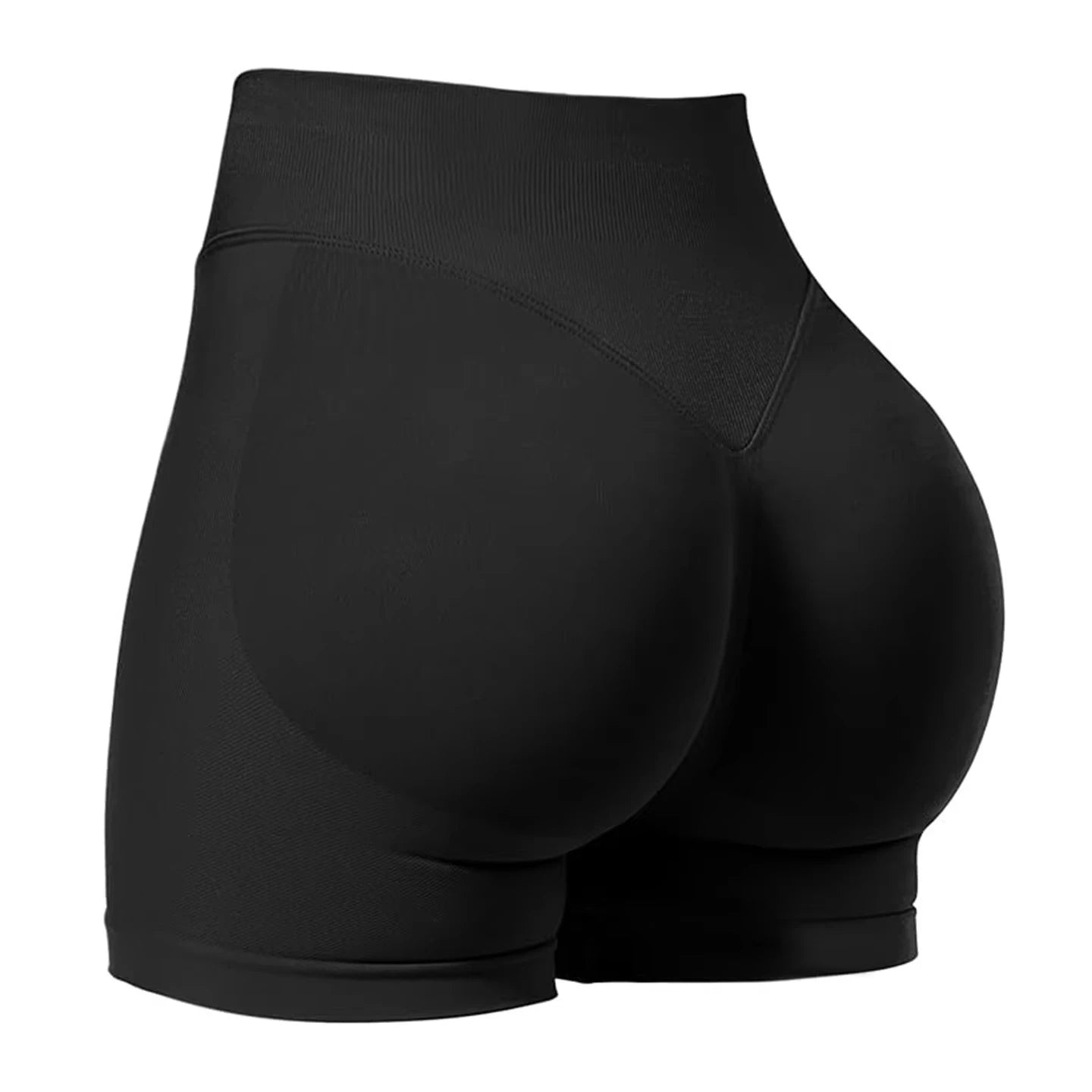 High-Waist Yoga Shorts