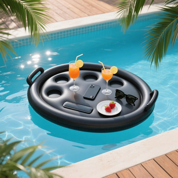 Inflatable Floating Drink Holder Pool Tray