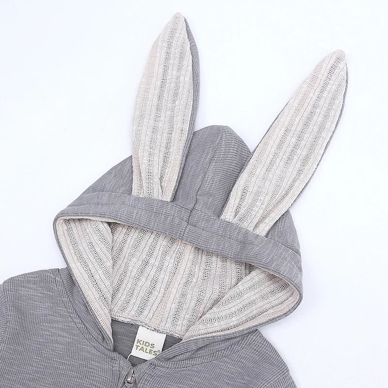 Baby Boys Easter Bunny Hooded Romper