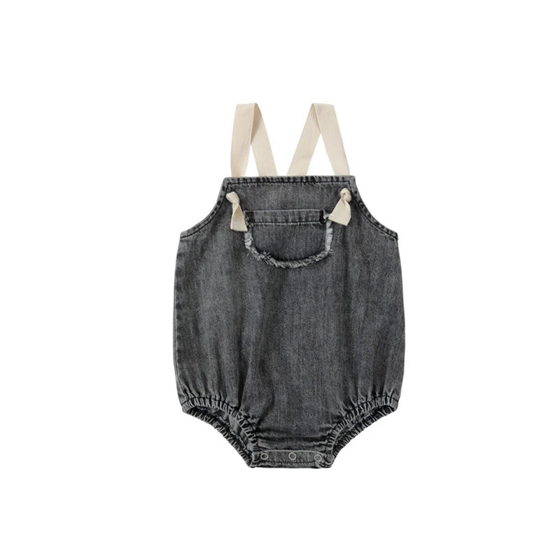 AP 2025 spring summer denim collection boys girls fashion cotton washed jeans family dress shirt skirt