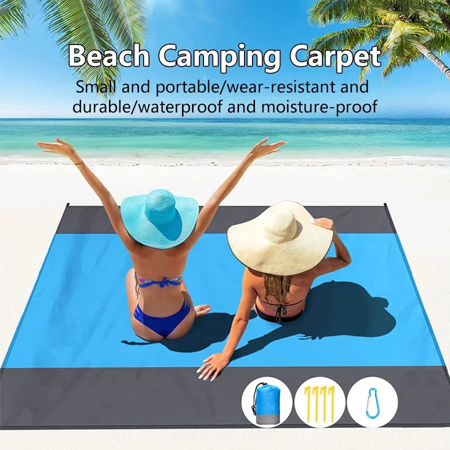 200x210cm Portable Sandproof Waterproof Beach Mat