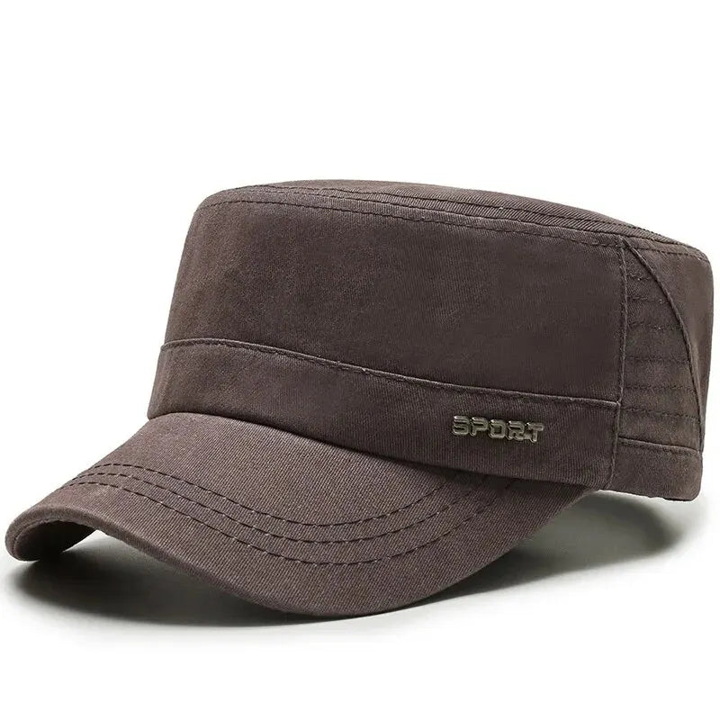 Men's Flat Military Cap Casual Fashion