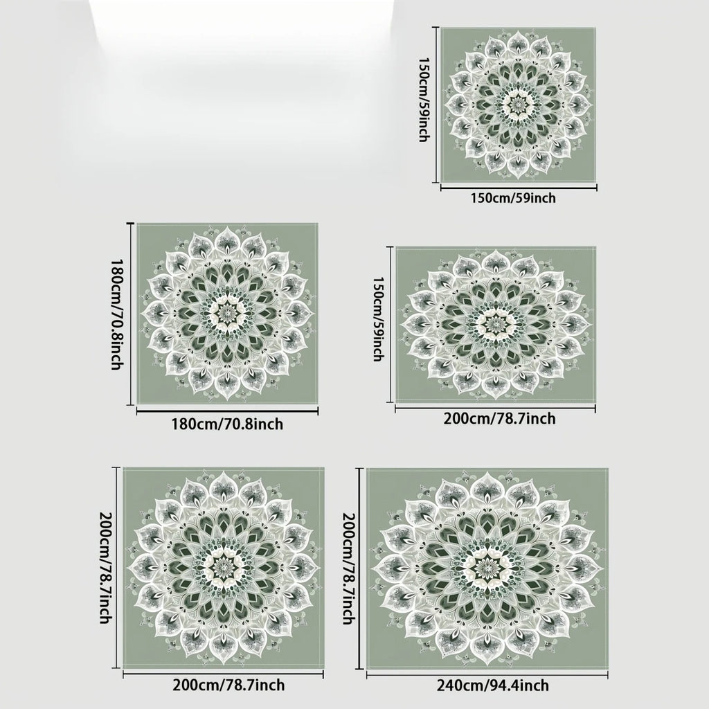VIKAMA Bohemian Mandala Sandproof Beach Mat