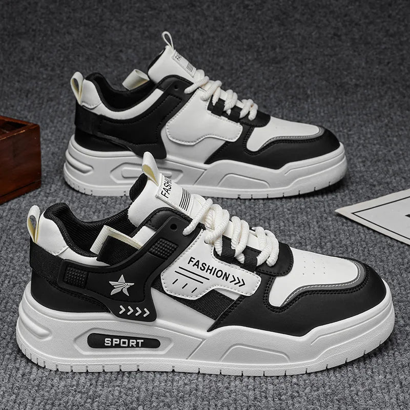 Male Sneakers Shoes For Man Men Shoes Breathable Lightweight Street Fashion Durable Walking Sneaker For Teens