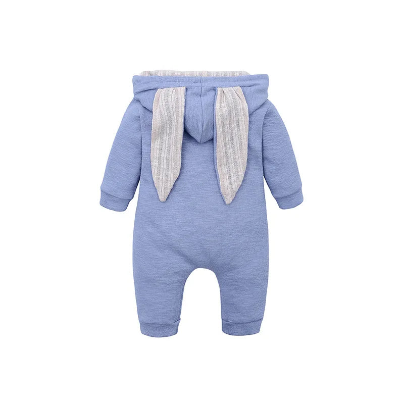 Baby Boys Easter Bunny Hooded Romper