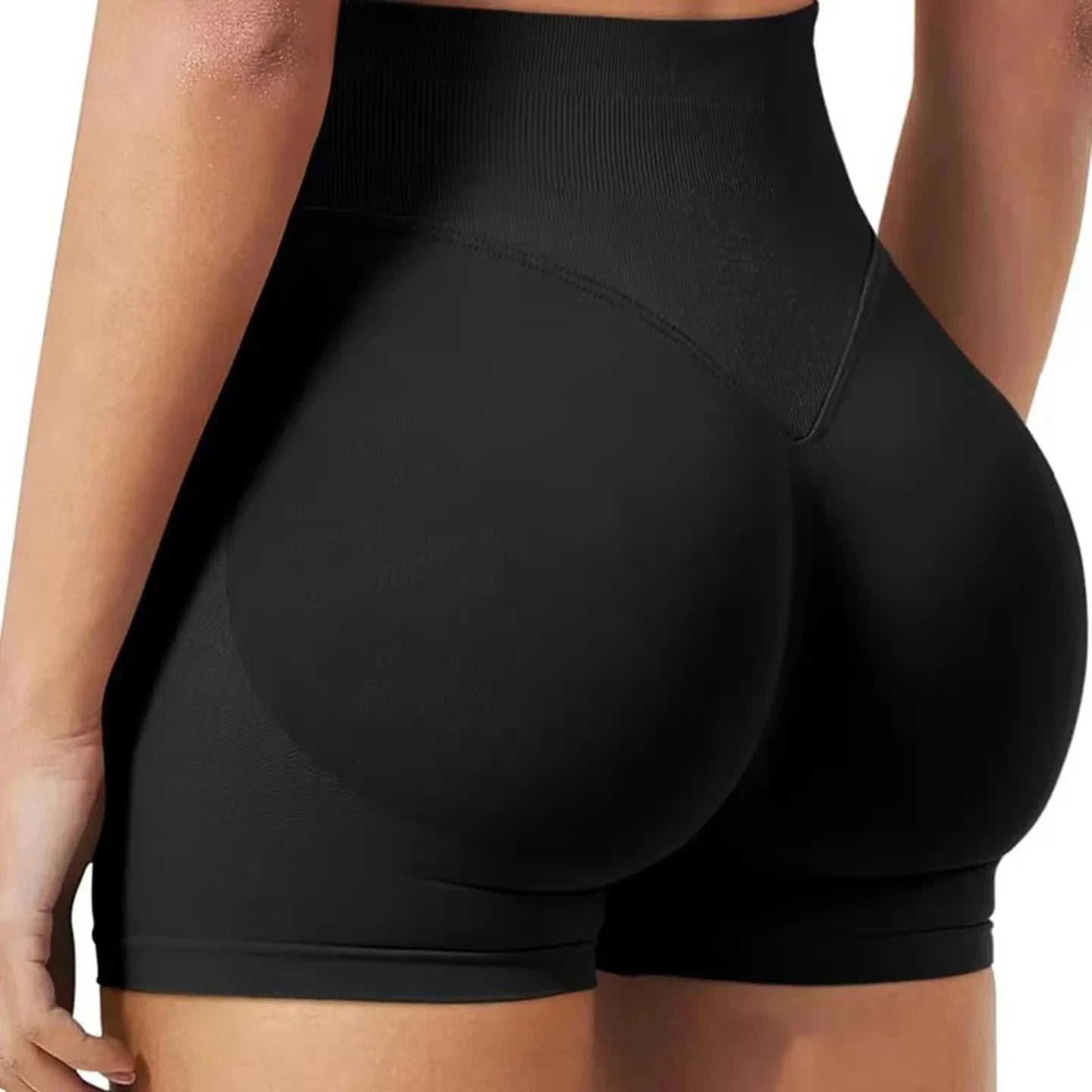 High-Waist Yoga Shorts