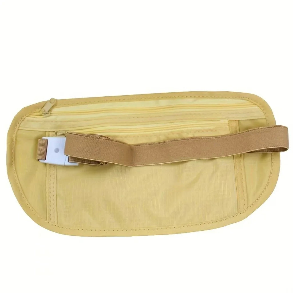 Hidden Travel Waist Bag — Anti-Theft Money & Passport Belt