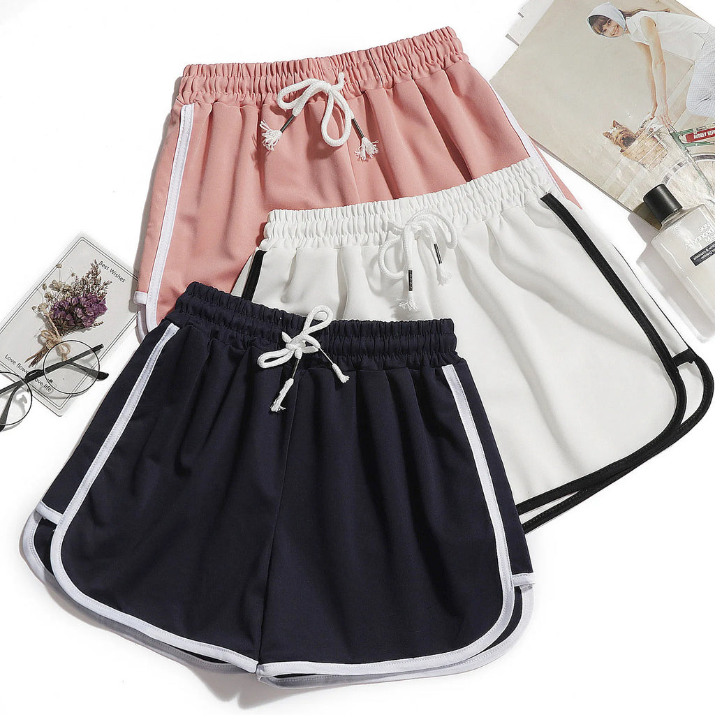 Wide-Leg Breathable Yoga Shorts