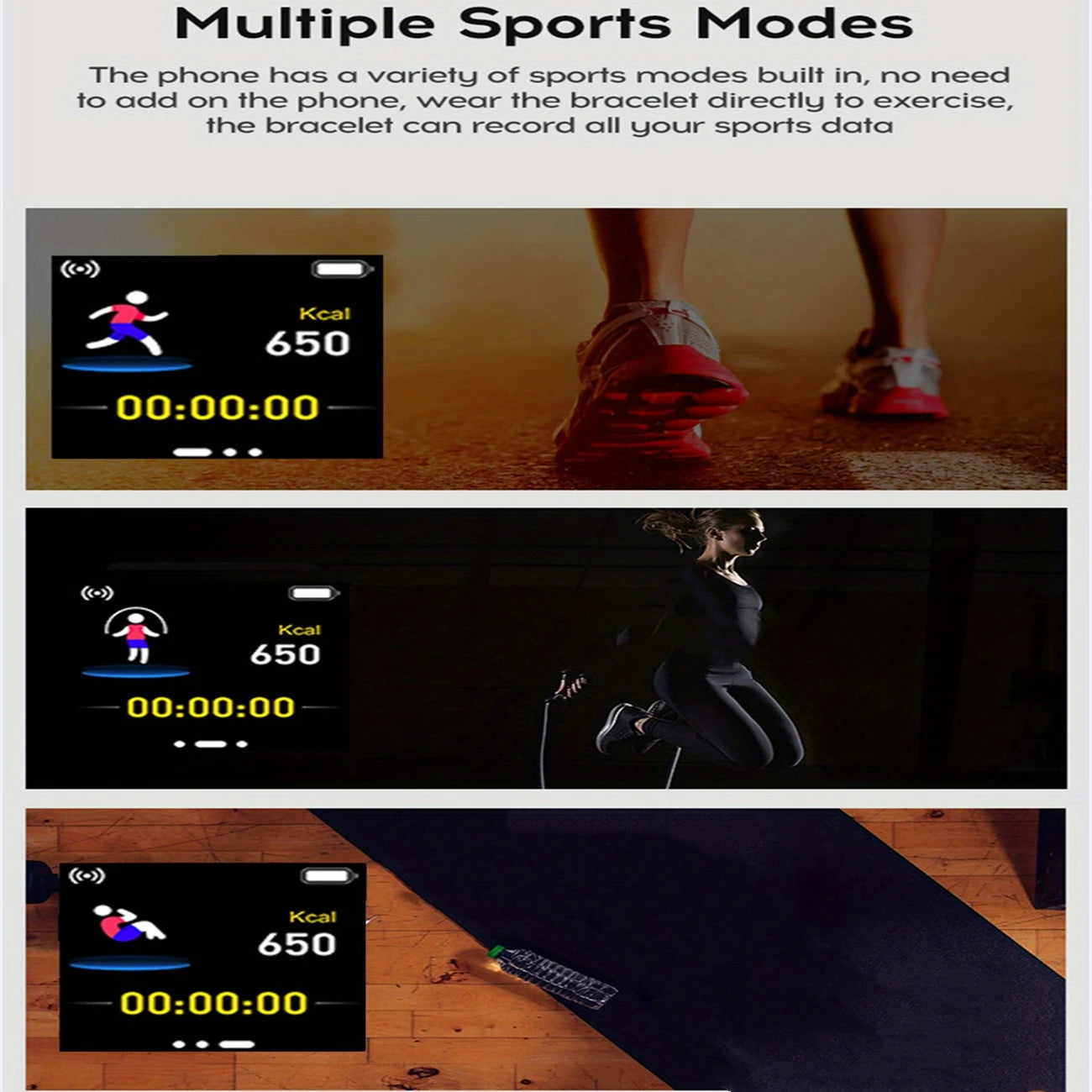 Smartwatch Fitness Monitor for Men and Women