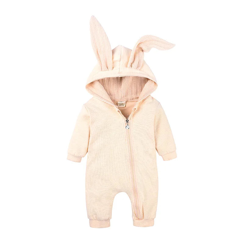Baby Boys Easter Bunny Hooded Romper