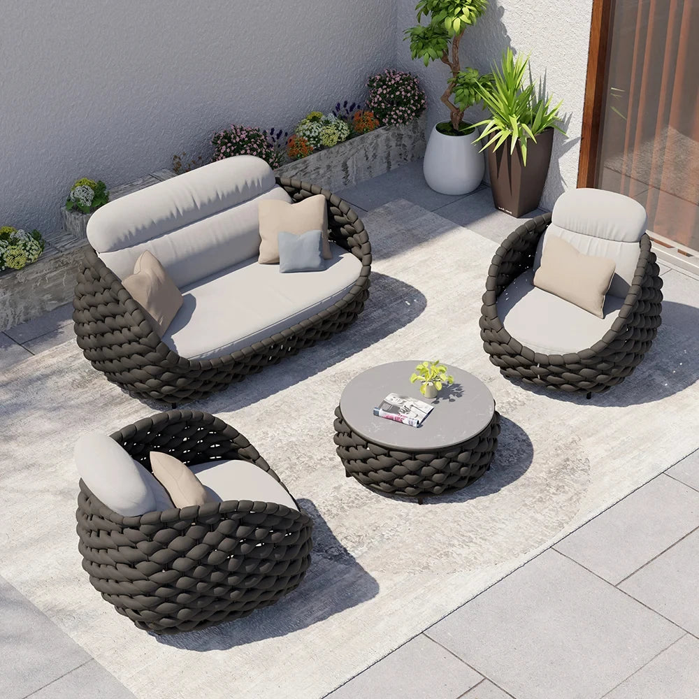 Outdoor Patio Furniture Sofa Set Garden