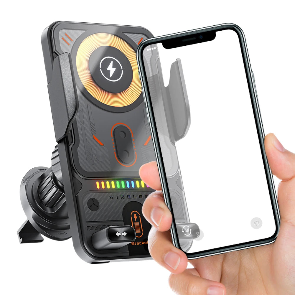 Car Wireless Charger Phone Mount Air Vent