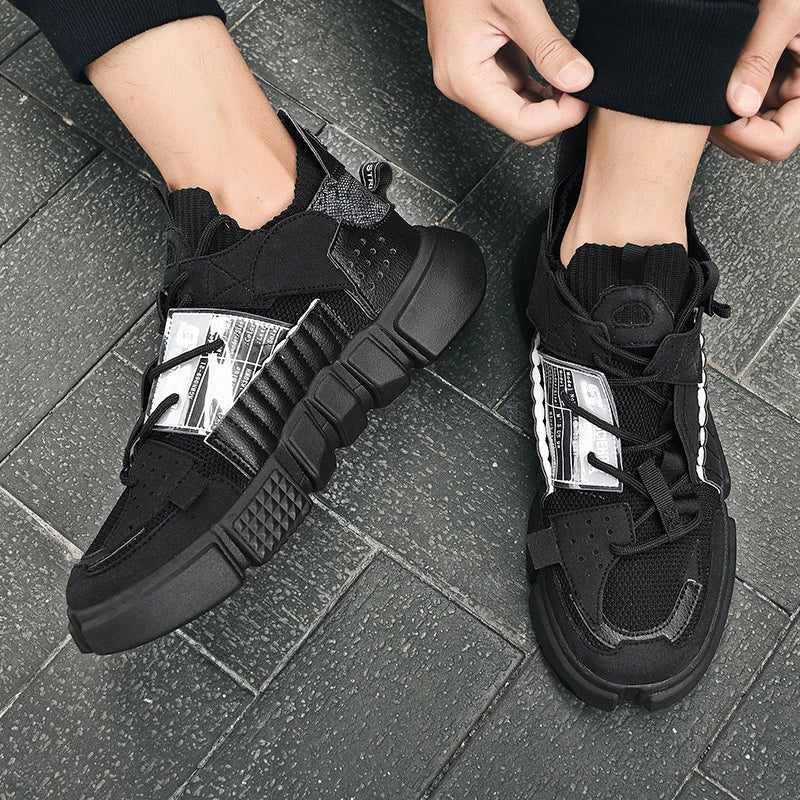Men's Korean Style Color-Blocking Couple Shoes