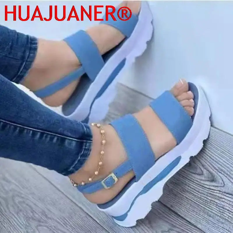 Women Sandals Summer Platform Sandals With Wedges Shoes For Women New Summer Sandalias Mujer Platform Heels Sandals Shoes Female