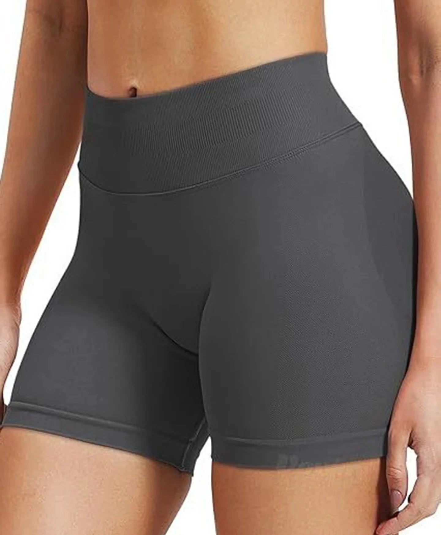 High-Waist Yoga Shorts