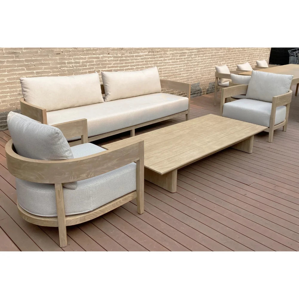 Hotel Aluminum Outdoor Luxury Garden Sofa Set