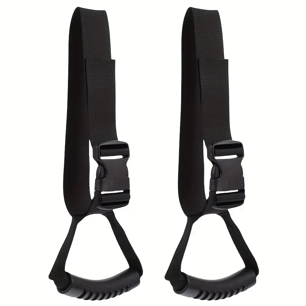 Ergonomic Car Door Handle Assist for Elderly &Disabled -Adjustable Nylon Hand Strap with Secure Buckle,Interior Safety Accessory