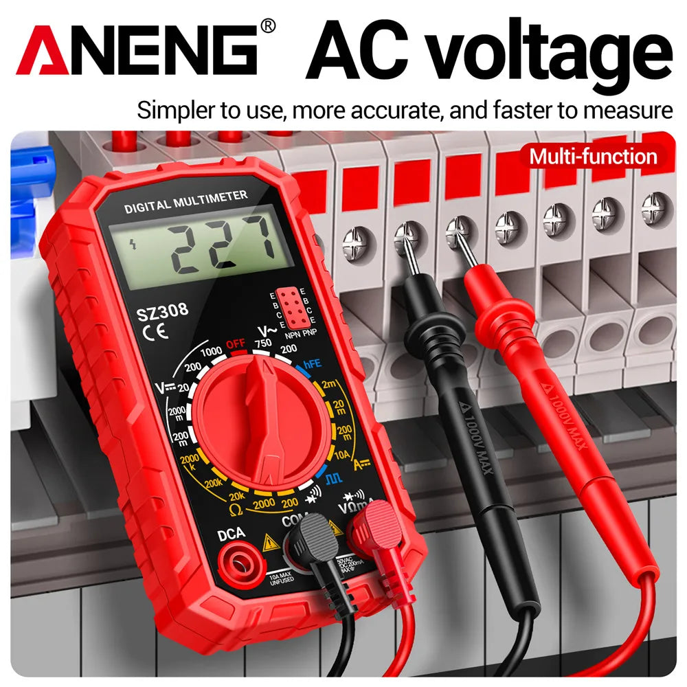 ANENG SZ308 Digital Multimeter AC/DC Tester
