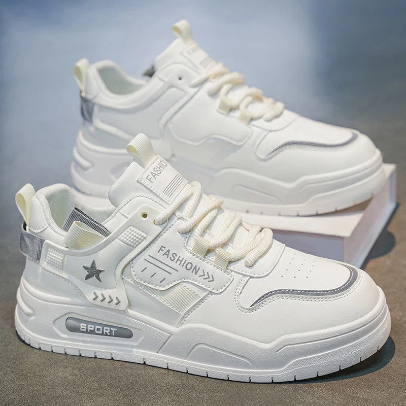 Male Sneakers Shoes For Man Men Shoes Breathable Lightweight Street Fashion Durable Walking Sneaker For Teens