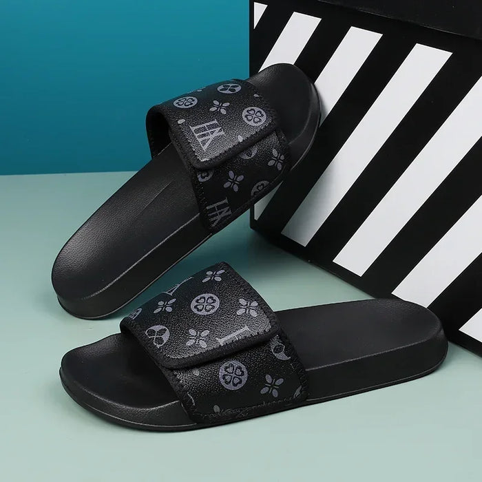 2026 Man Summer Slippers Leather Sandals Comfortable Man Sandal House Sandals Sale Mens Slipper Flip Flop Shoes for Men Slippers