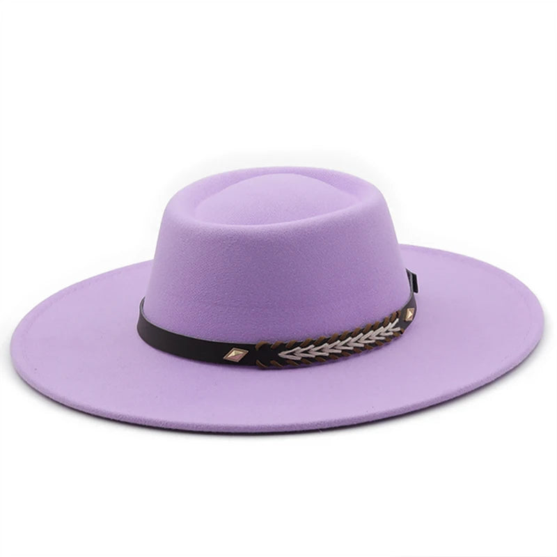 Wool Felt Panama Fedora — Classic British Style