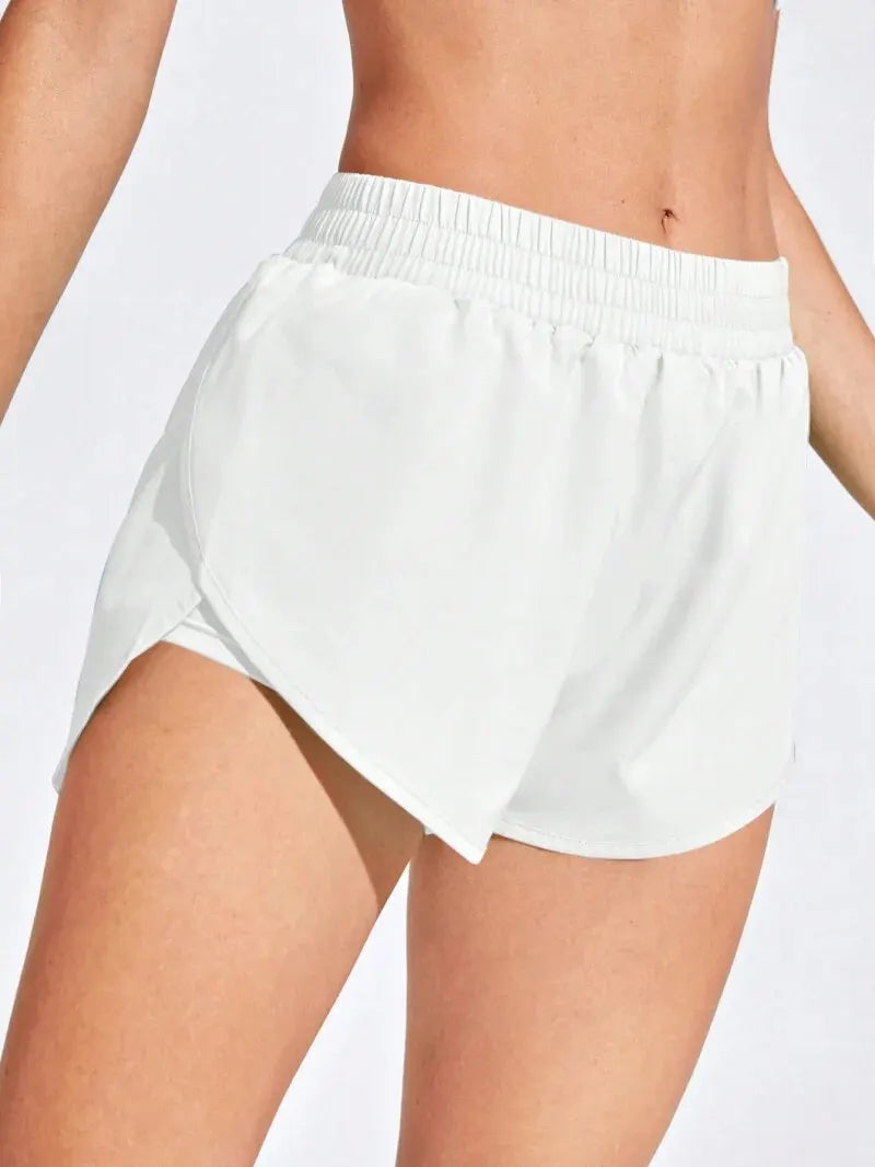 Elastic Running Workout Shorts