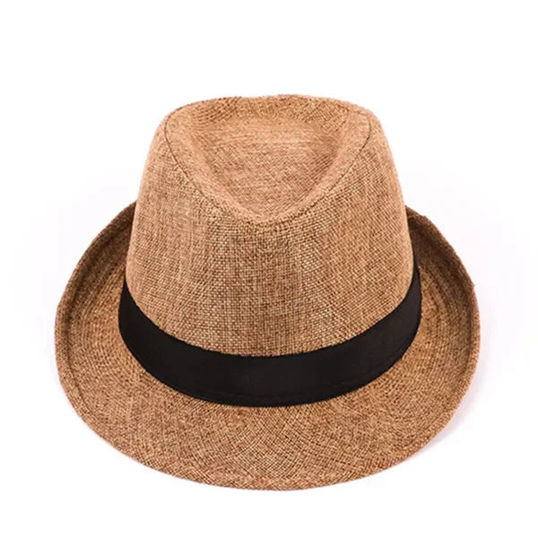 Men's Cotton-Linen Sun Hat — Casual Visor Style