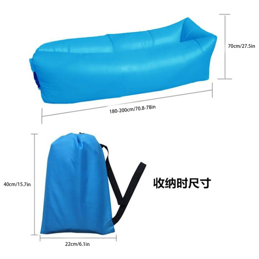Outdoor Air Lazy Inflatable Sofa Camping Bag