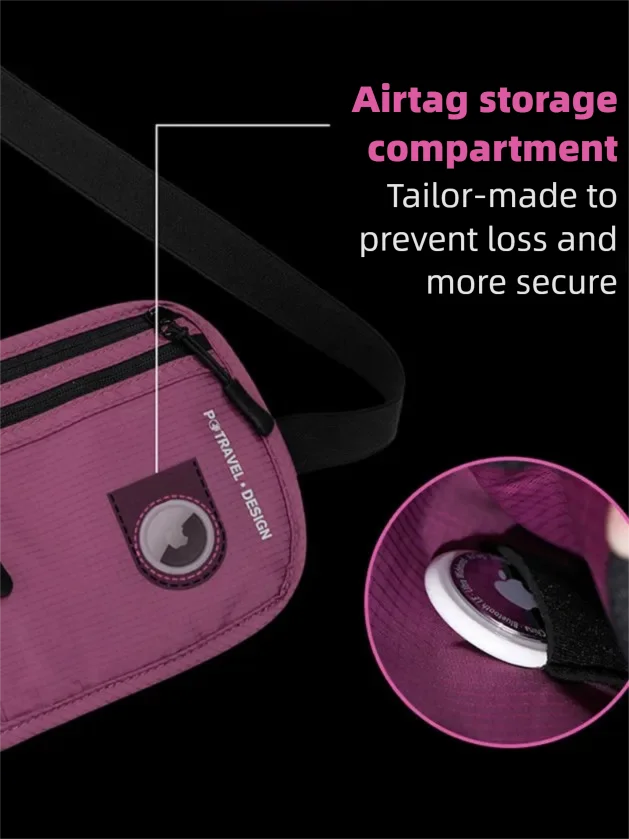 RFID Blocking Travel Money Belt