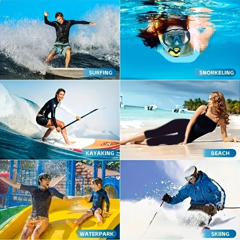 Waterproof Phone Pouch 3D Design — Fits 8-Inch Smartphones (Case-Friendly)