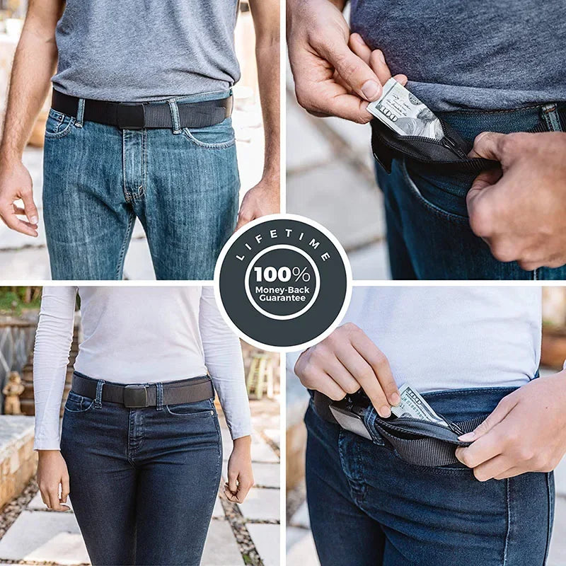 Hidden Money Belt — Anti-Theft Travel Cash Belt