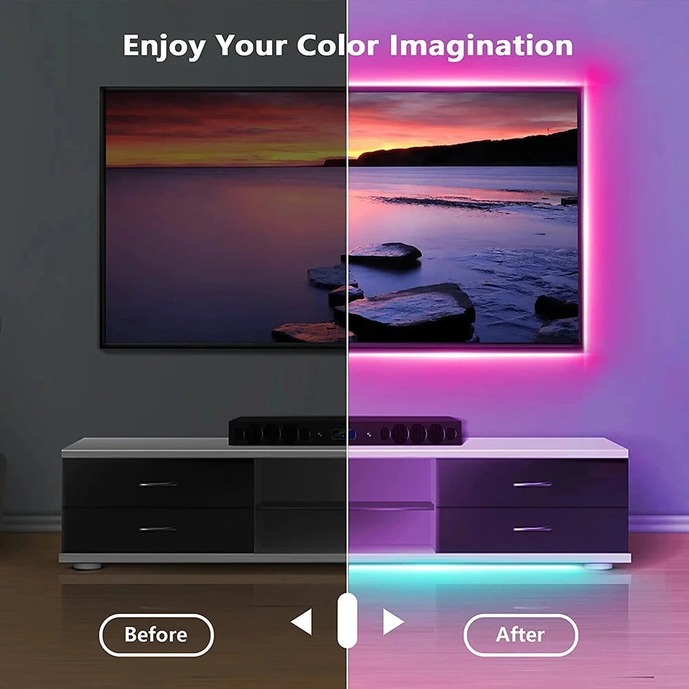 Bluetooth LED Strip Lights RGB App Control