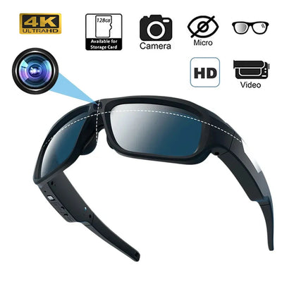 4K Smart Camera Glasses – Hands-Free HD Video Recording