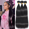 Bone Straight 100% Virgin Human Hair Bundles 26-30 Inch