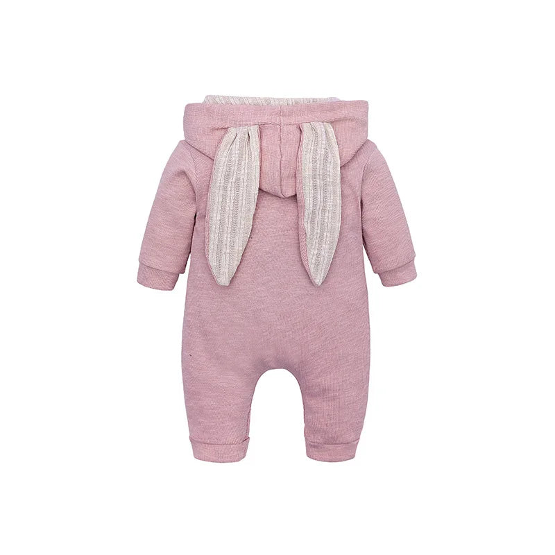 Baby Boys Easter Bunny Hooded Romper