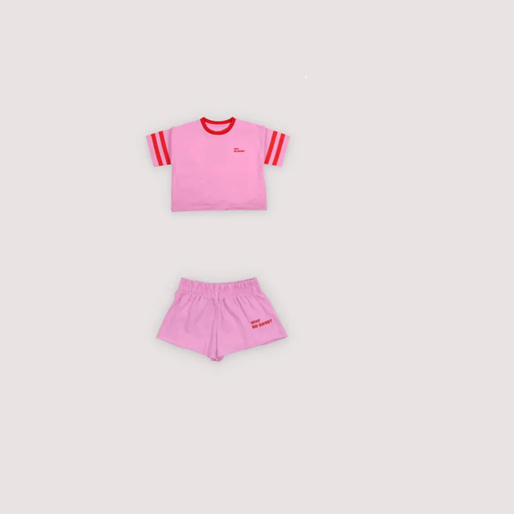 Kids Printed Summer T-Shirt & Skirt Set – Ages 2-10