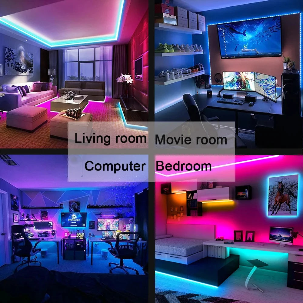 Bluetooth LED Strip Lights RGB App Control