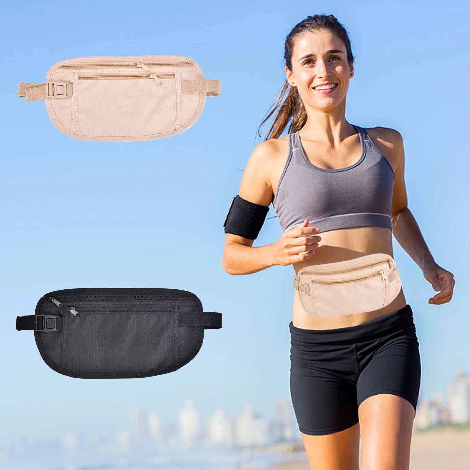 Invisible Travel Passport Pouch & Money Belt