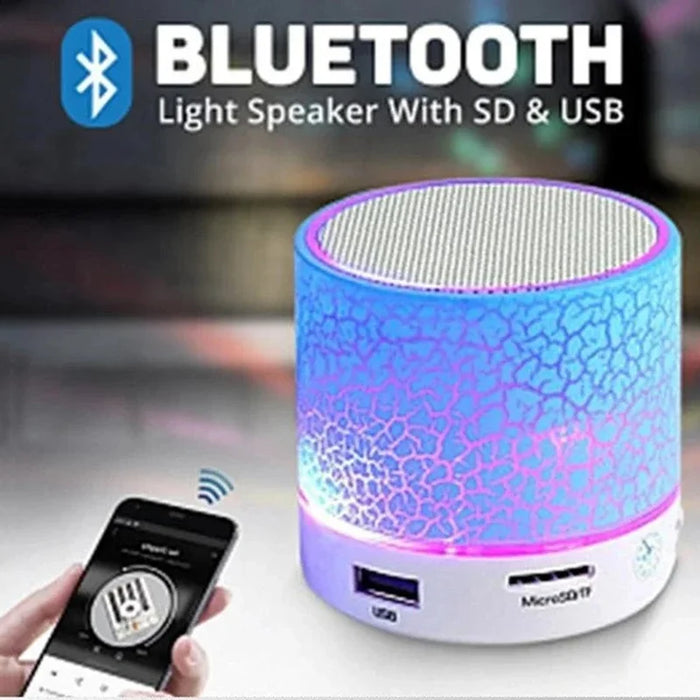 Mini Bluetooth HiFi Speaker with LED Lights