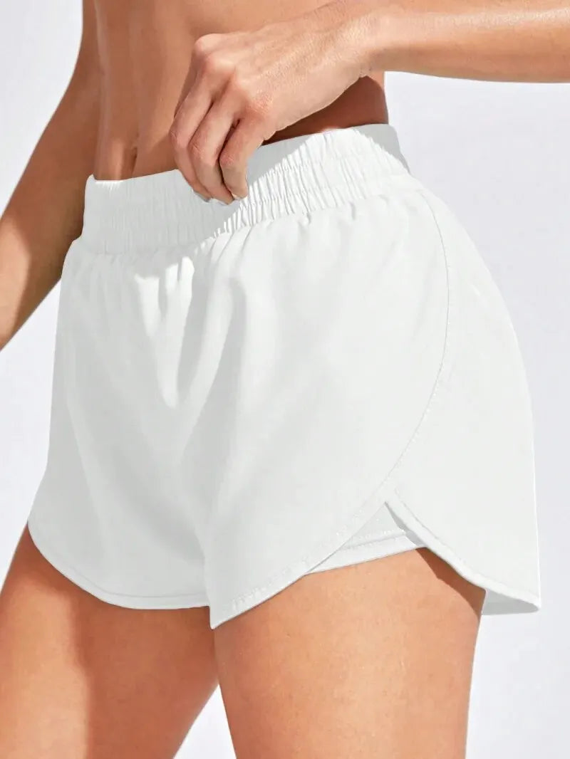 Elastic Running Workout Shorts