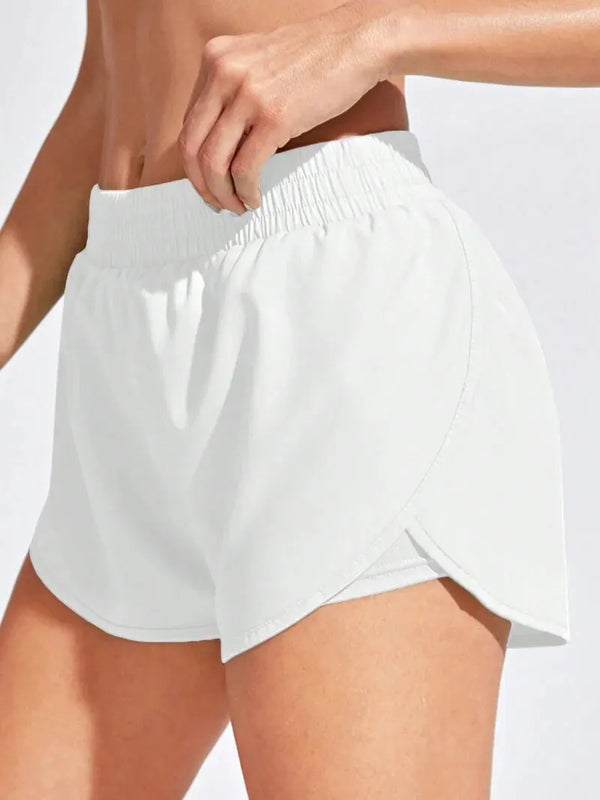 Elastic Running Workout Shorts