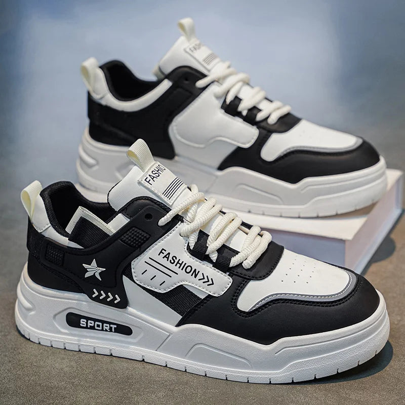 Male Sneakers Shoes For Man Men Shoes Breathable Lightweight Street Fashion Durable Walking Sneaker For Teens