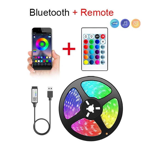 Bluetooth LED Strip Lights RGB App Control