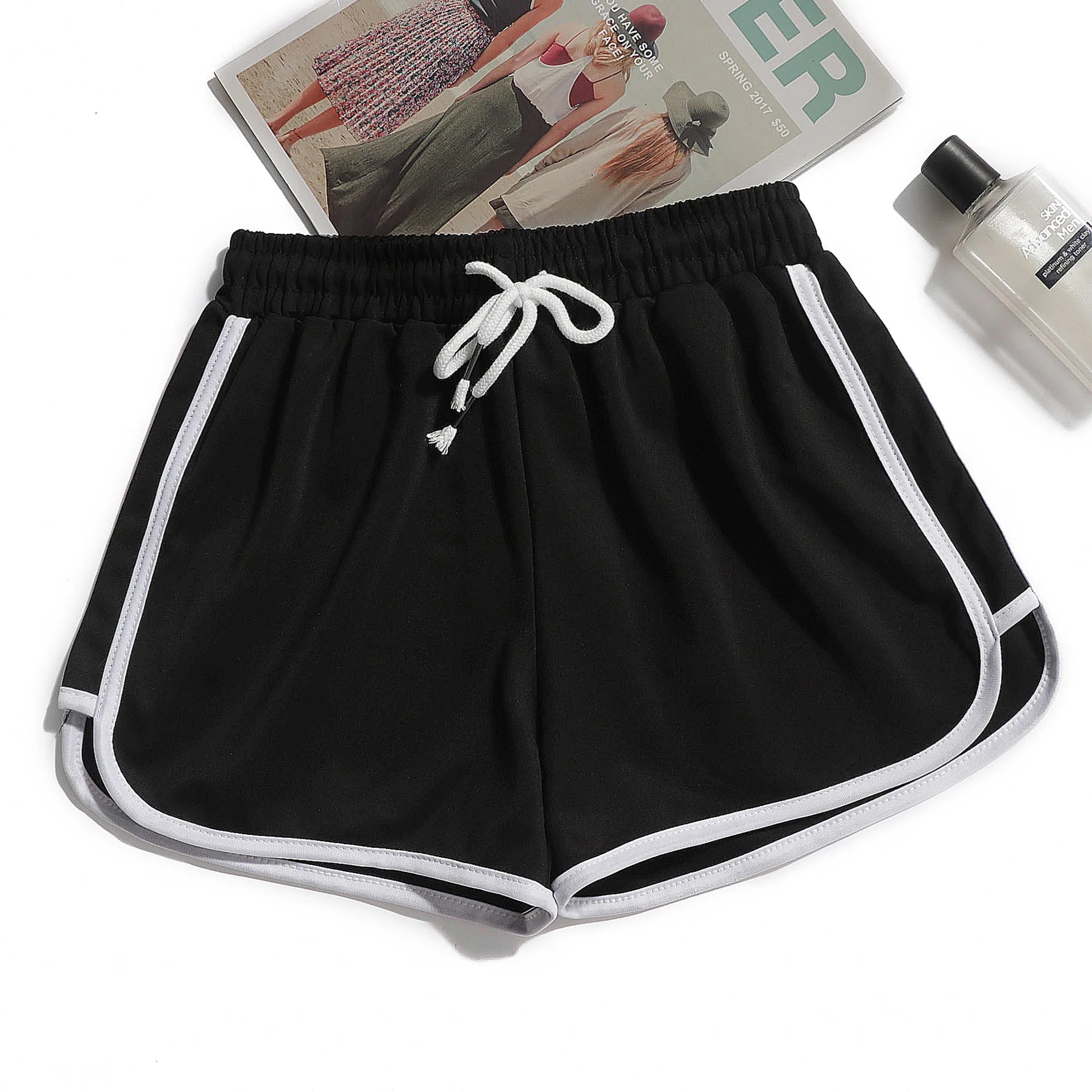Wide-Leg Breathable Yoga Shorts
