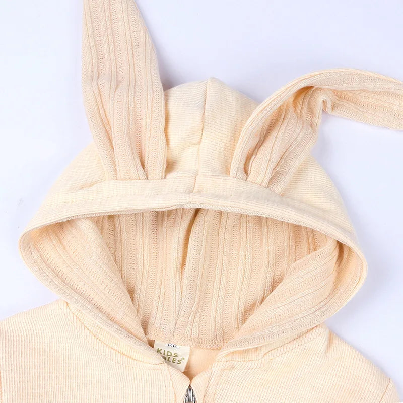 Baby Boys Easter Bunny Hooded Romper