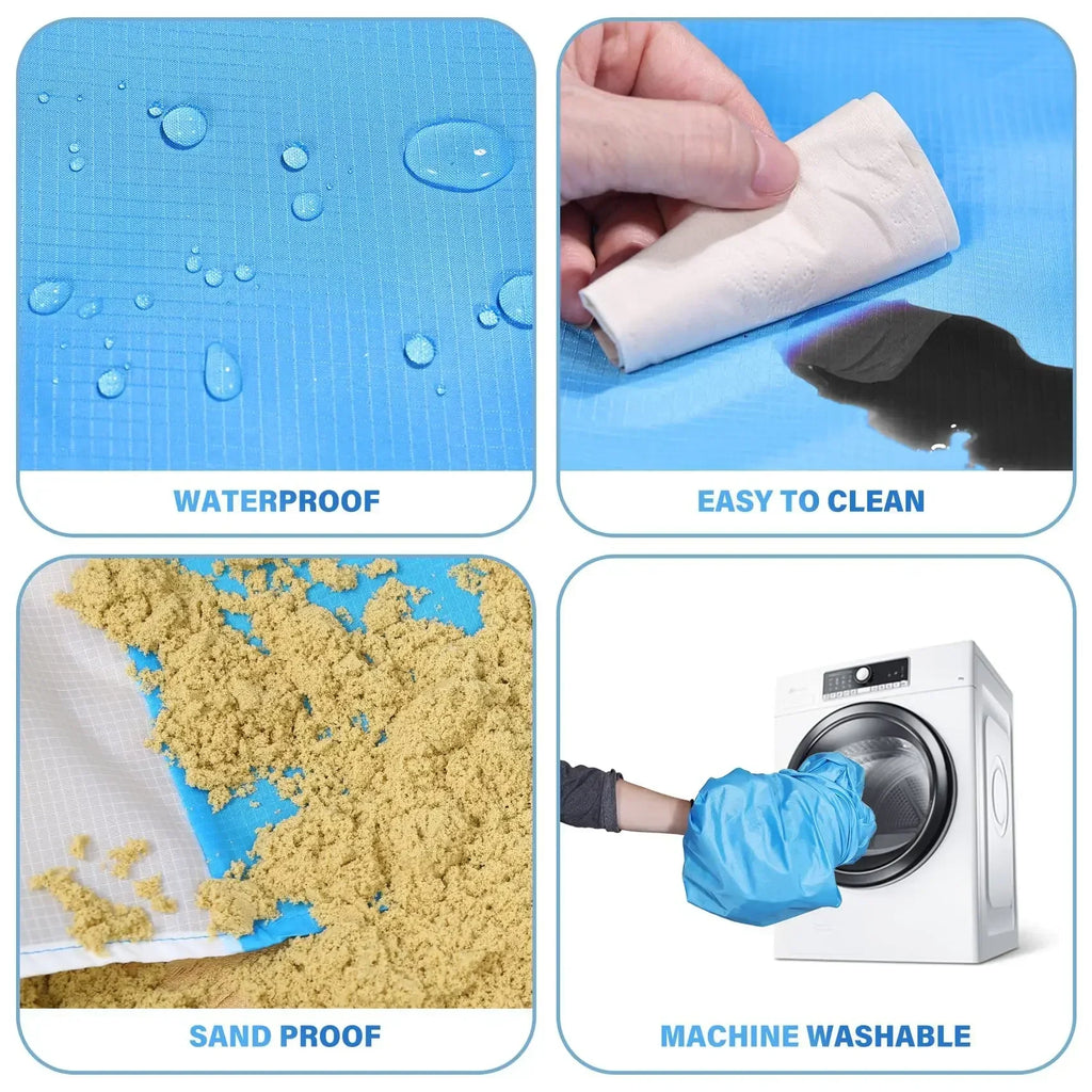 Beach Blanket Sandproof 200x140cm Lightweight