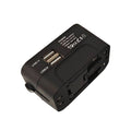Universal AC Power Adapter — EU/US Plug Converter with Dual USB Ports