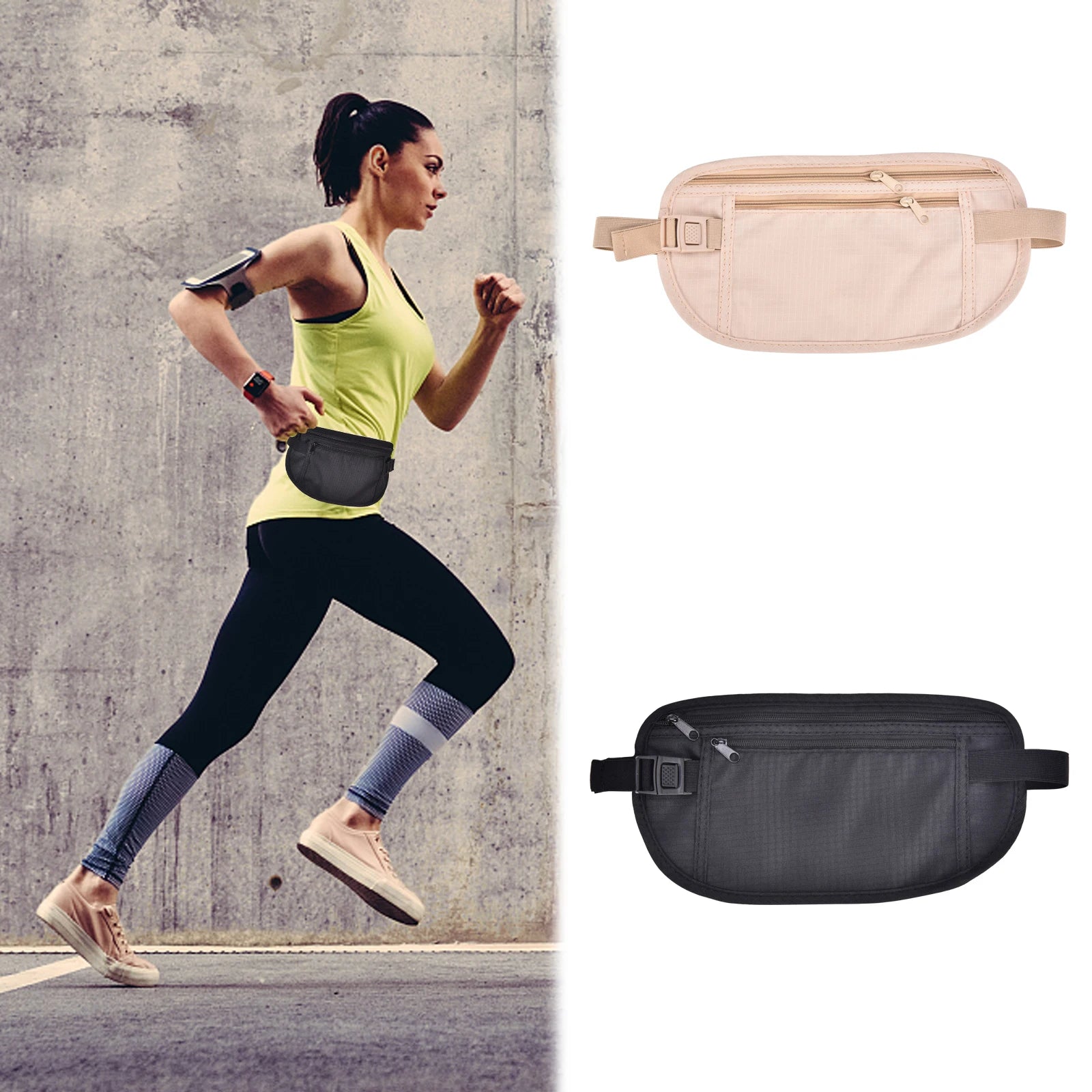 Invisible Travel Passport Pouch & Money Belt